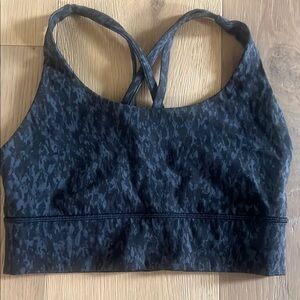 Lululemon Black Sports Bra Medium Support Moisture-Wicking